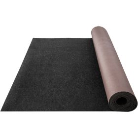 Marine Carpet, 6 x 23 ft Boat Carpeting, Charcoal Black Marine Grade Boat Carpet, Indoor/Outdoor Marine Carpeting with Water-proof TPR Backing